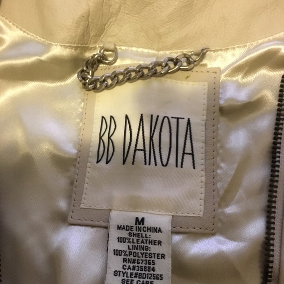 BB Dakota spring leather jacket medium - Picture 3 of 3